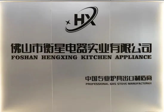 Fogão a gás de mesa de aço inoxidável com 2 queimadores