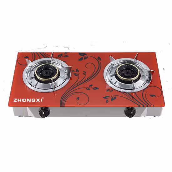 Preço barato de fábrica na China Venda quente Queimador de favo de mel Queimador duplo de fogão a gás de aço inoxidável Personalização de amostra